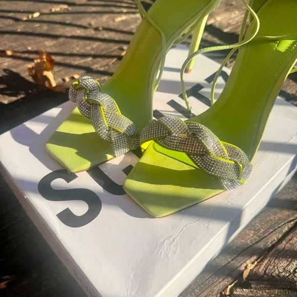 SCHUTZ Alissa Heel Sandals Sz 9,5 - Picture 5 of 16